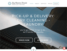 Tablet Screenshot of drycleanerstoronto.com